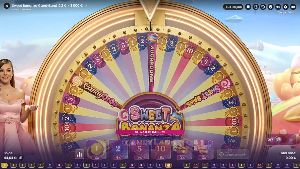 image de présentation sugar bomb sweet bonanza candyland