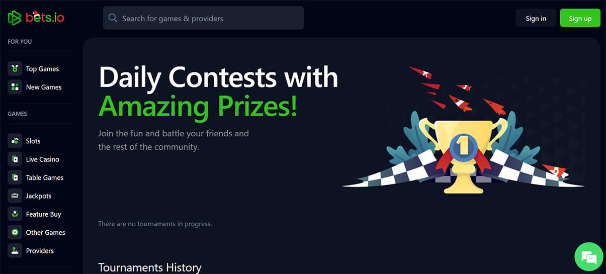 image de présentation tournoi casino en ligne bets.io