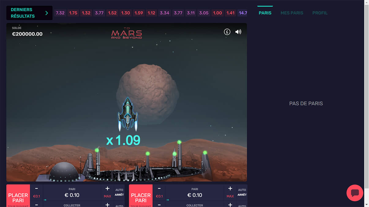 image de présentation du mini-jeux To mars and beyond