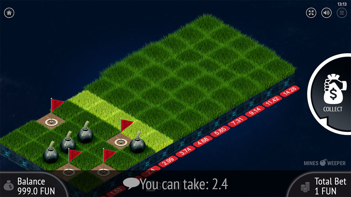 image de présentation comment jouer du mini-jeux minesweeper