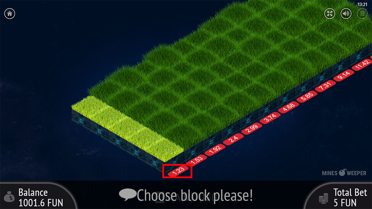 image de présentation multiplicateur du mini-jeux minesweeper