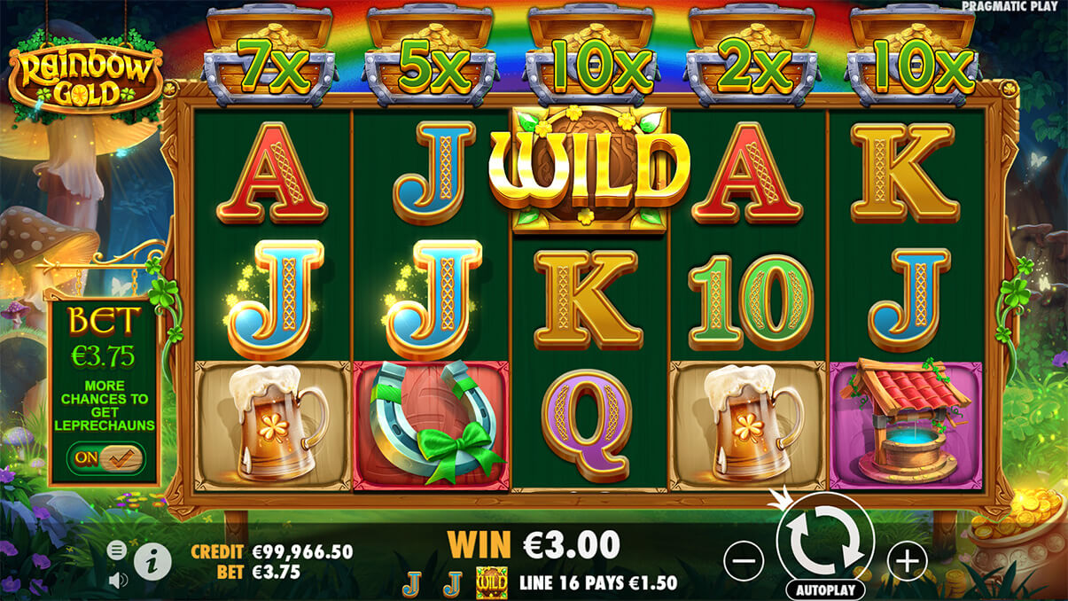 image de présentation bonus de la machine à sous Rainbow Gold