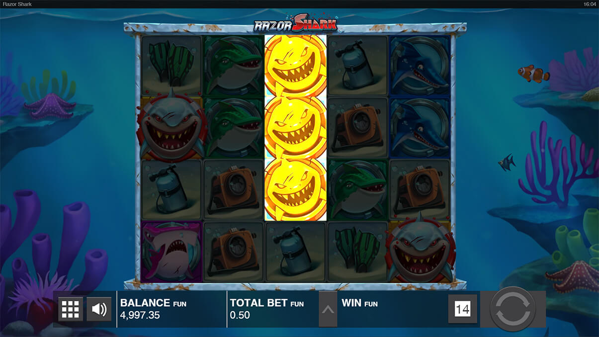 image de présentation bonus de la machine à sous Razor Shark
