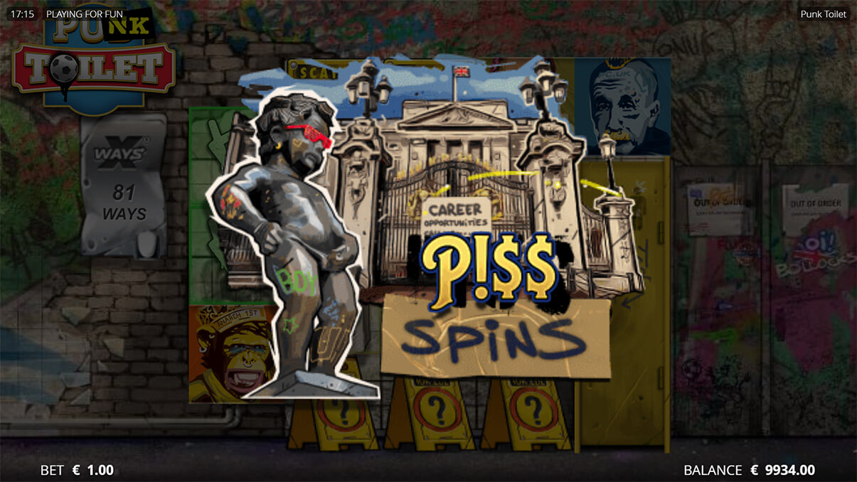 image de présentation bonus de la machine à sous Punk Toilet