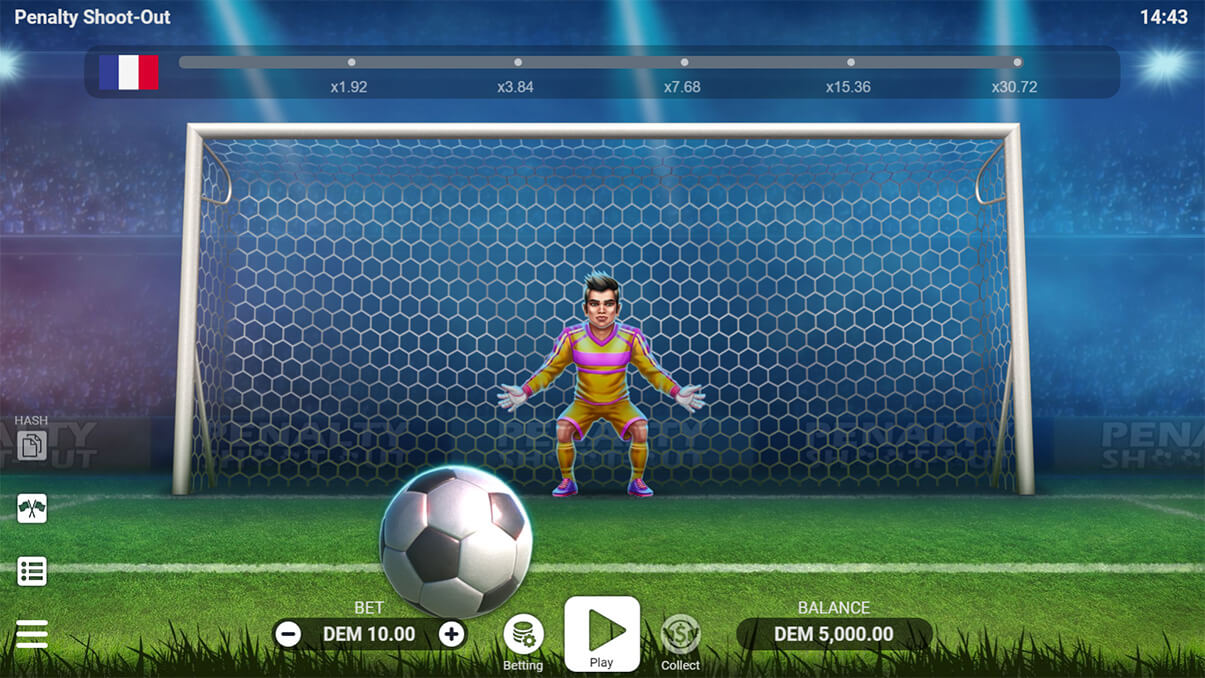 image de présentation du mini-jeu Penalty Shoot Out