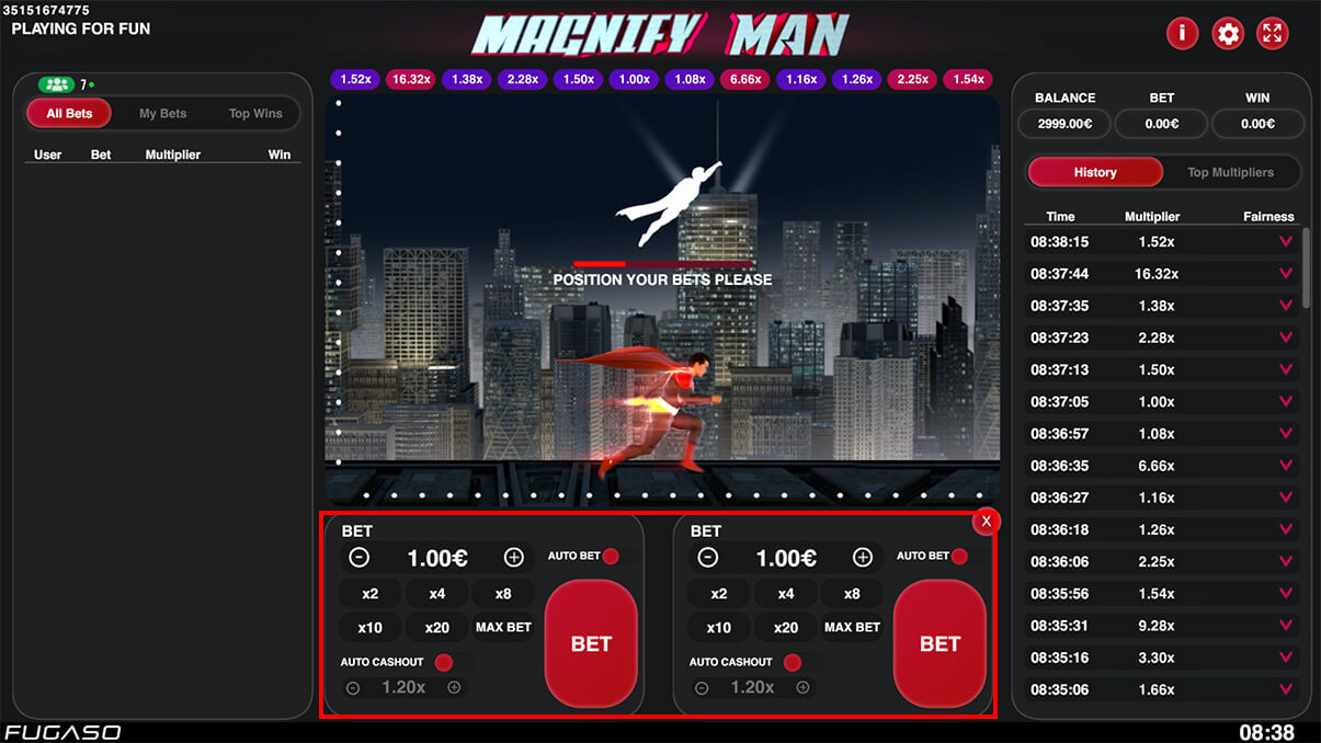 image de présentation doubles mises du mini-jeu Magnify man