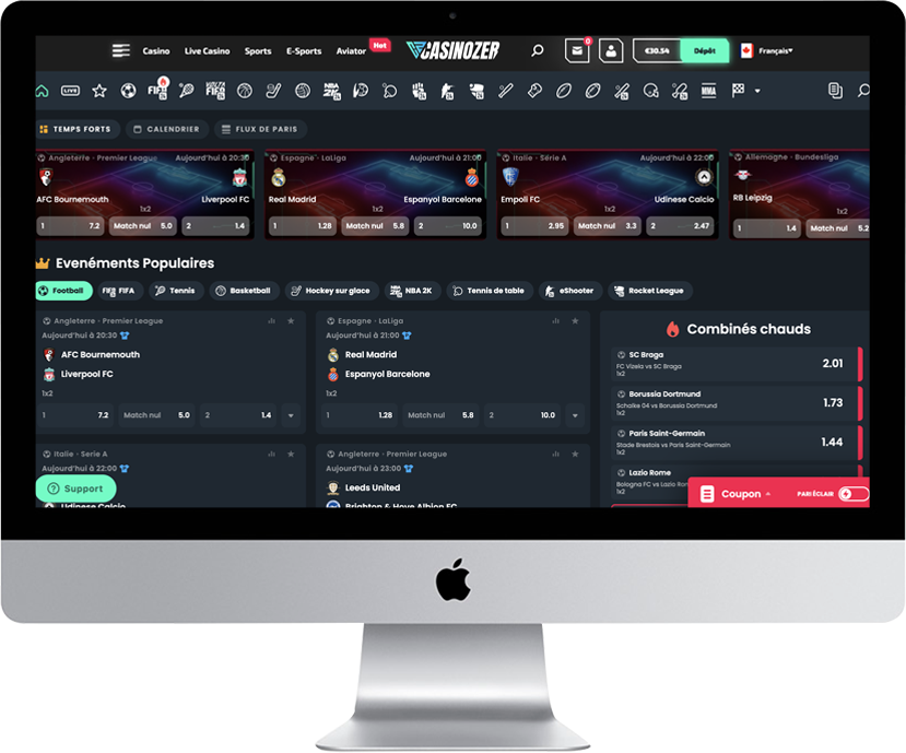 Bookmaker sport Casinozer