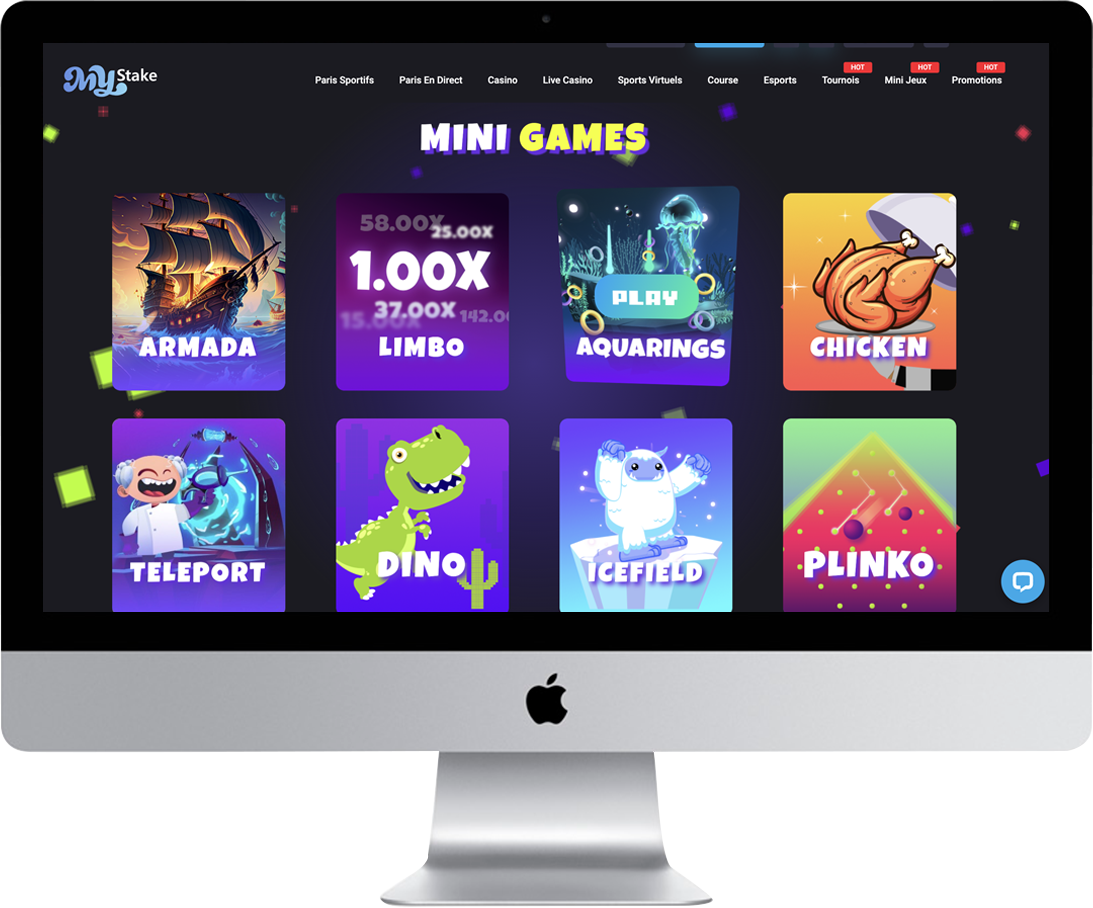 Mini-jeux sur Mystake