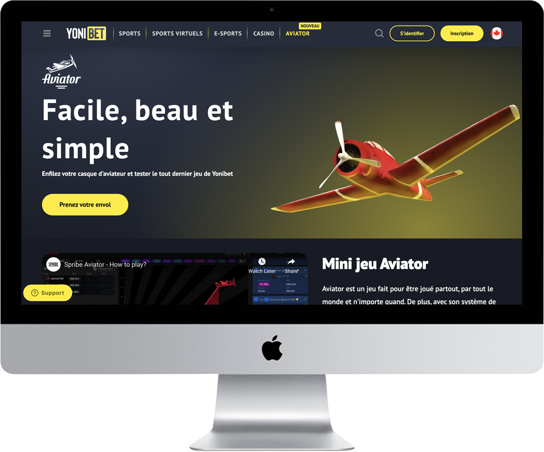 Aviator sur Yonibet