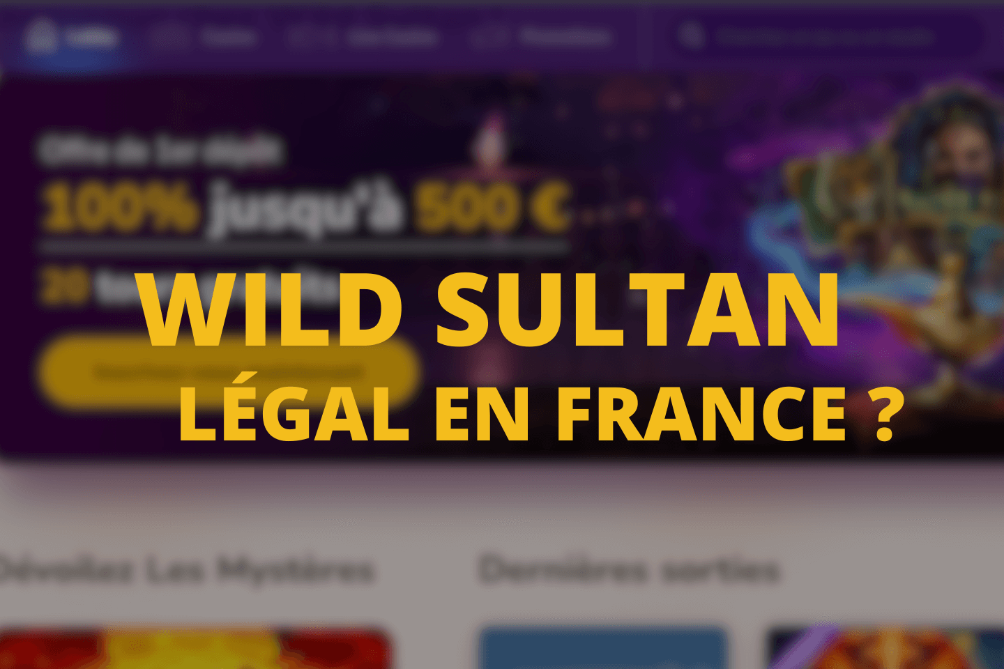 Wild Sultan Casino en Ligne
