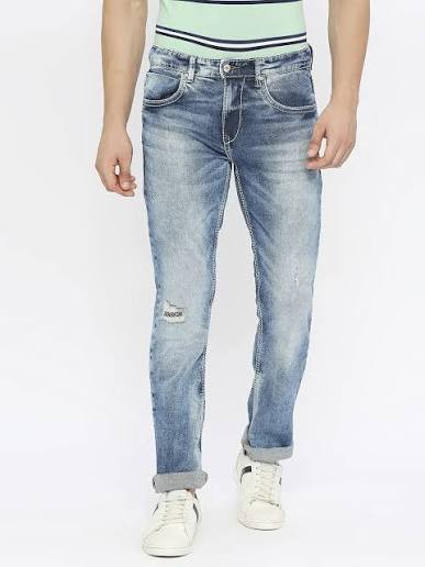 Men's Distressed Jeans
