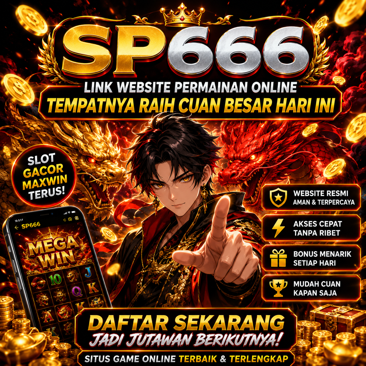SP666 : Link Website Permainan Online Tempatnya Raih Cuan Besar Hari Ini