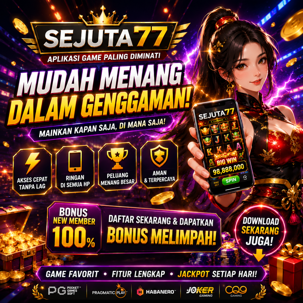 SEJUTA77 : Aplikasi Game Paling Diminati Mudah Menang Dalam Genggaman
