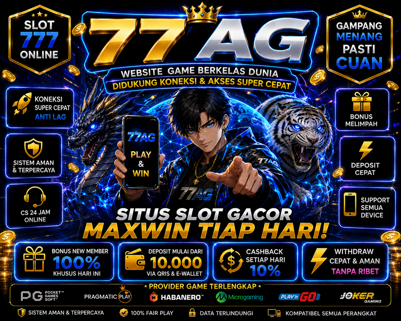 77AG : Website Game Berkelas Dunia Didukung Koneksi & Akses Super Cepat
