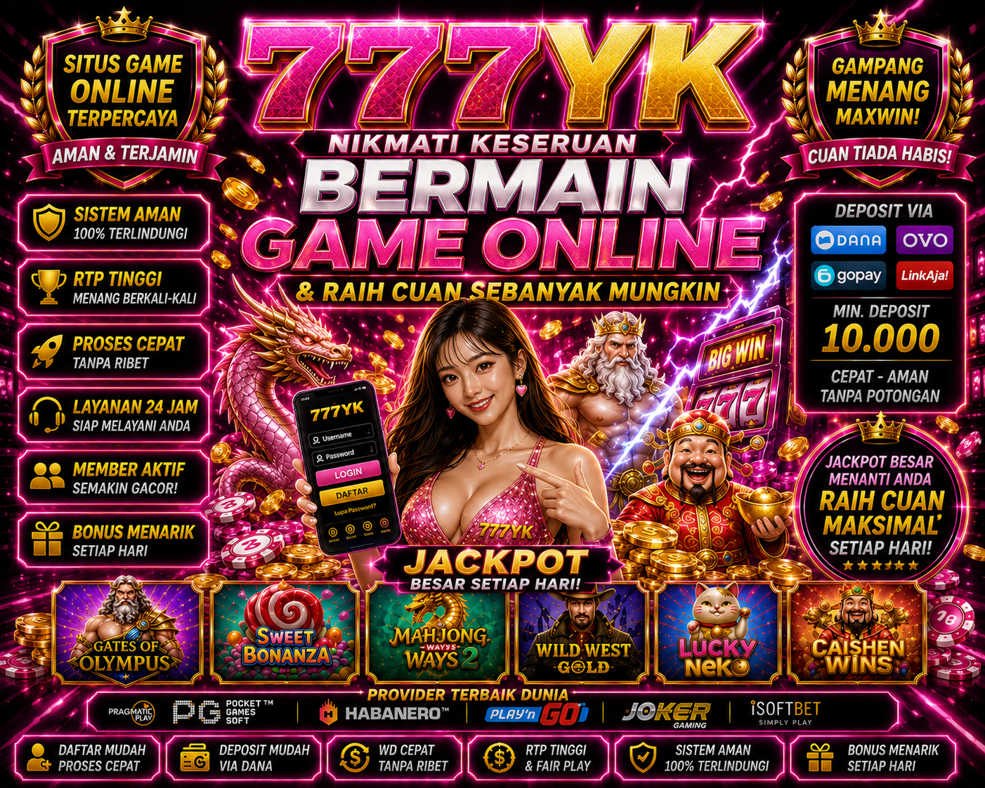 777YK > Nikmati Keseruan Bermain Game Online & Raih Cuan Sebanyak Mungkin