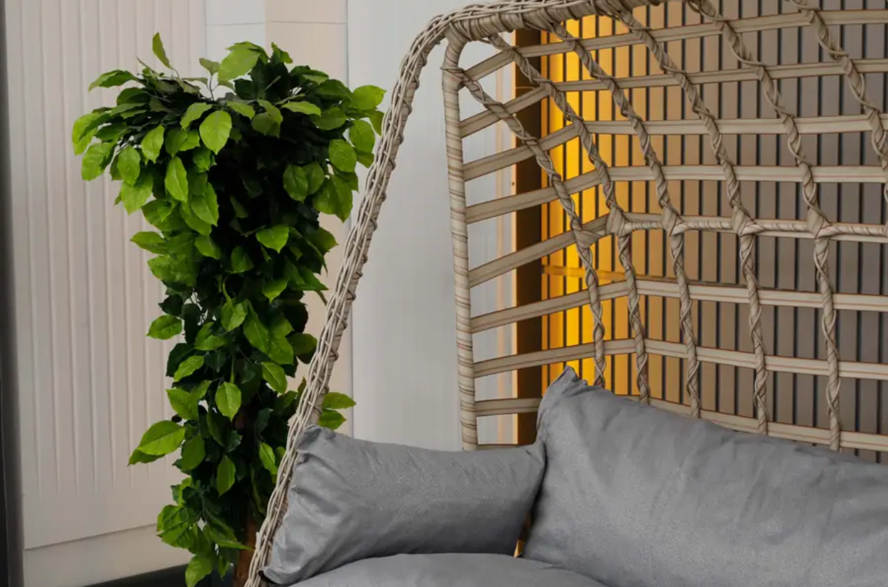 Çift Kişilik Rattan Salıncak