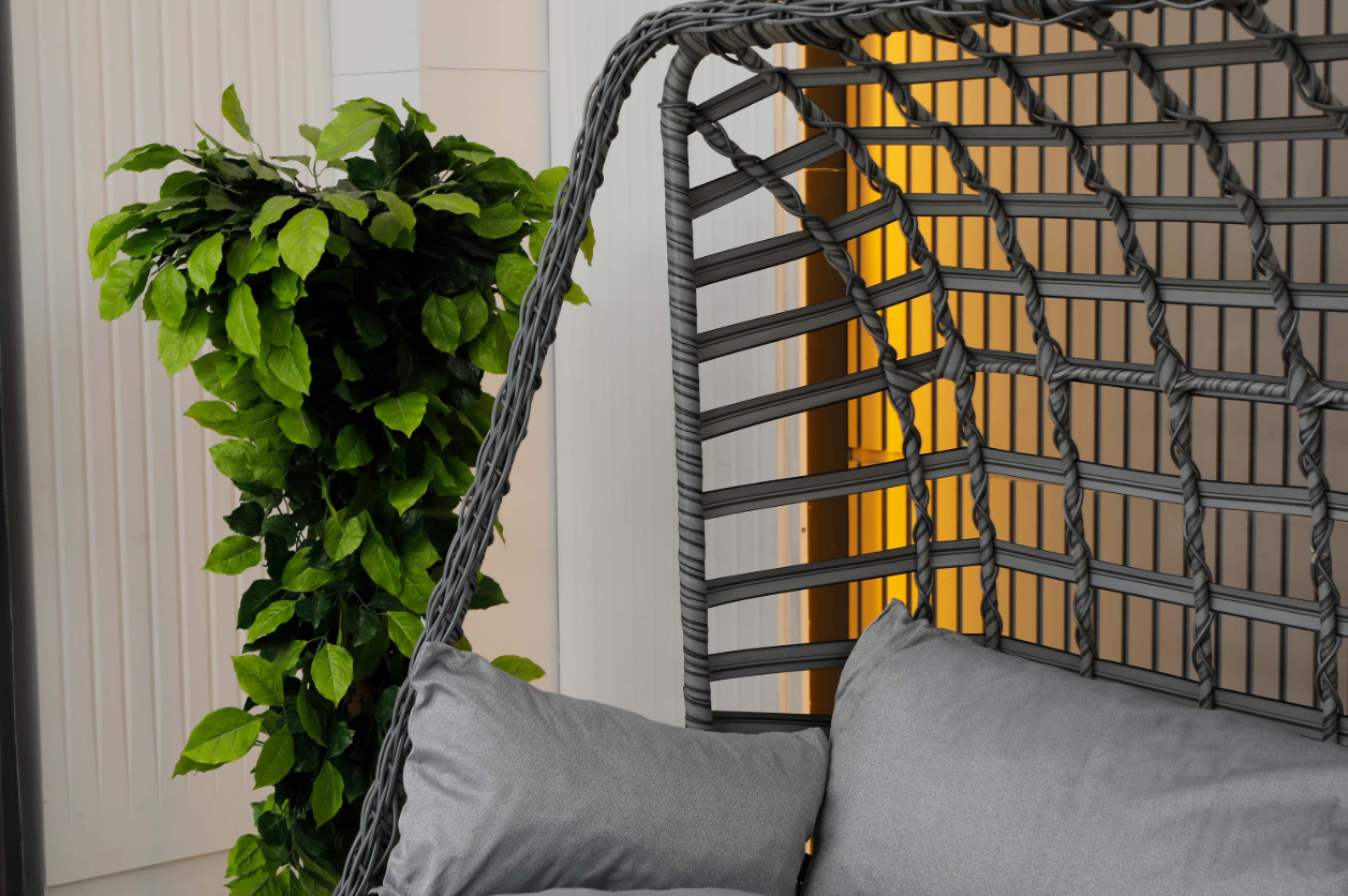Çift Kişilik Rattan Salıncak