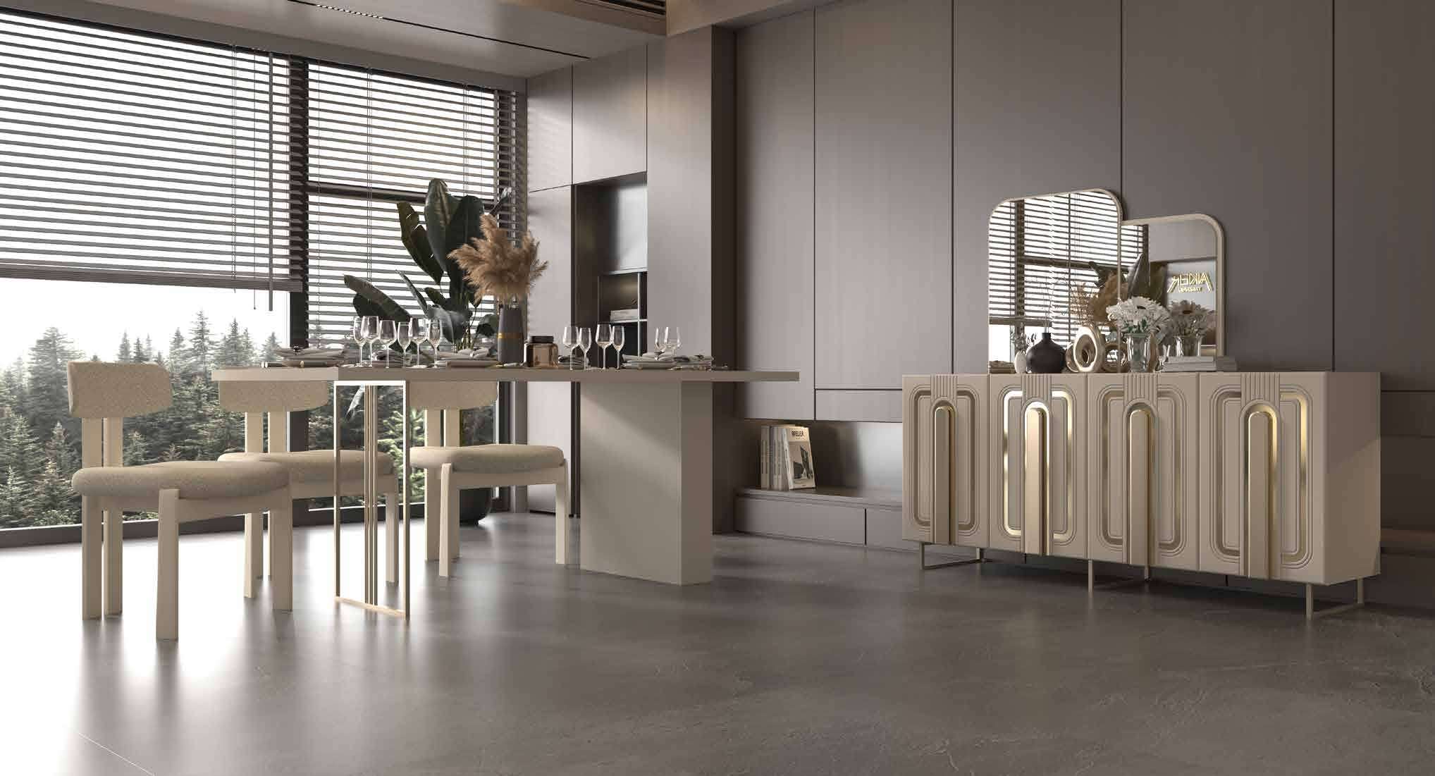 Aria Modern %100 MDF Yemek Odası Takımı