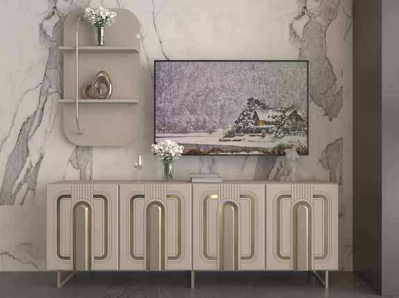 Aria Modern %100 MDF Yemek Odası Takımı