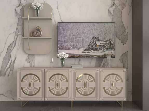Esila Modern %100 MDF Yemek Odası Takımı
