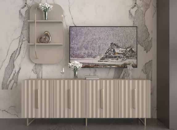 Oslo Modern %100 MDF Yemek Odası Takımı