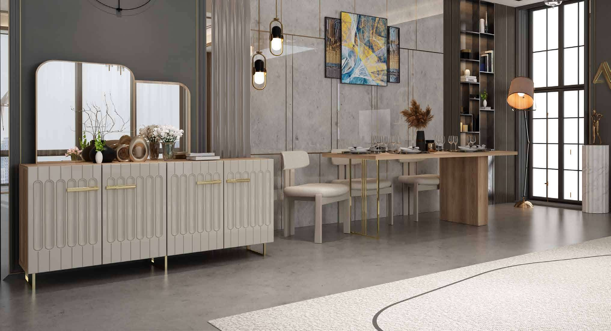 Armoni Modern %100 MDF Yemek Odası Takımı