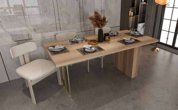 Armoni Modern %100 MDF Yemek Odası Takımı