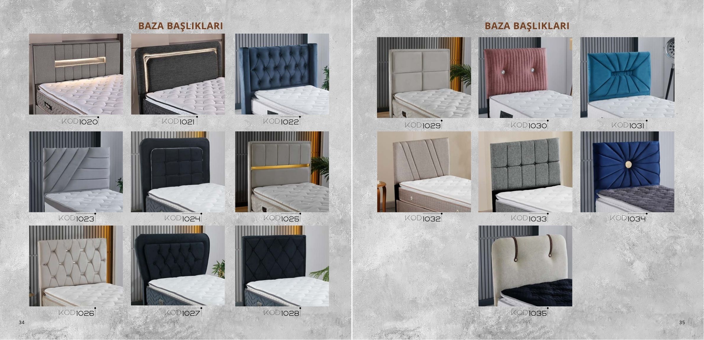 Modern ve Şık Baza & Yatak Takımları