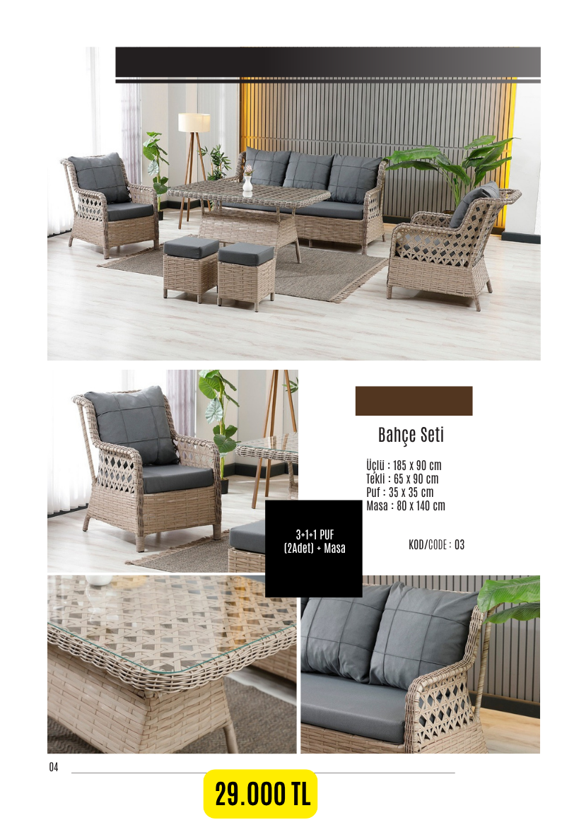 Modern ve Şık Balkon Mobilya Kataloğu