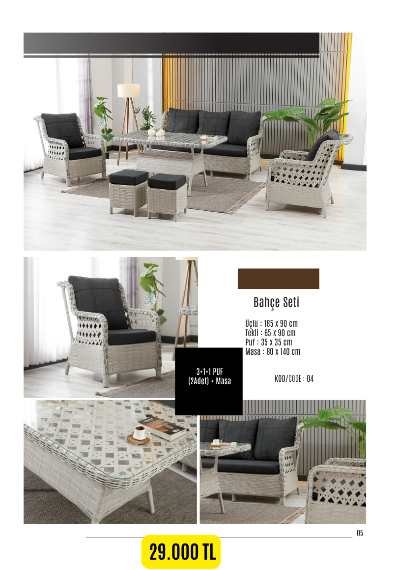 Modern ve Şık Balkon Mobilya Kataloğu