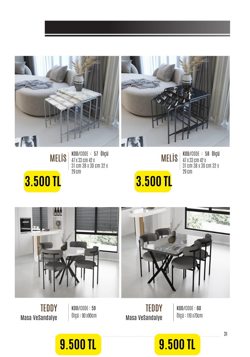 Modern ve Şık Balkon Mobilya Kataloğu