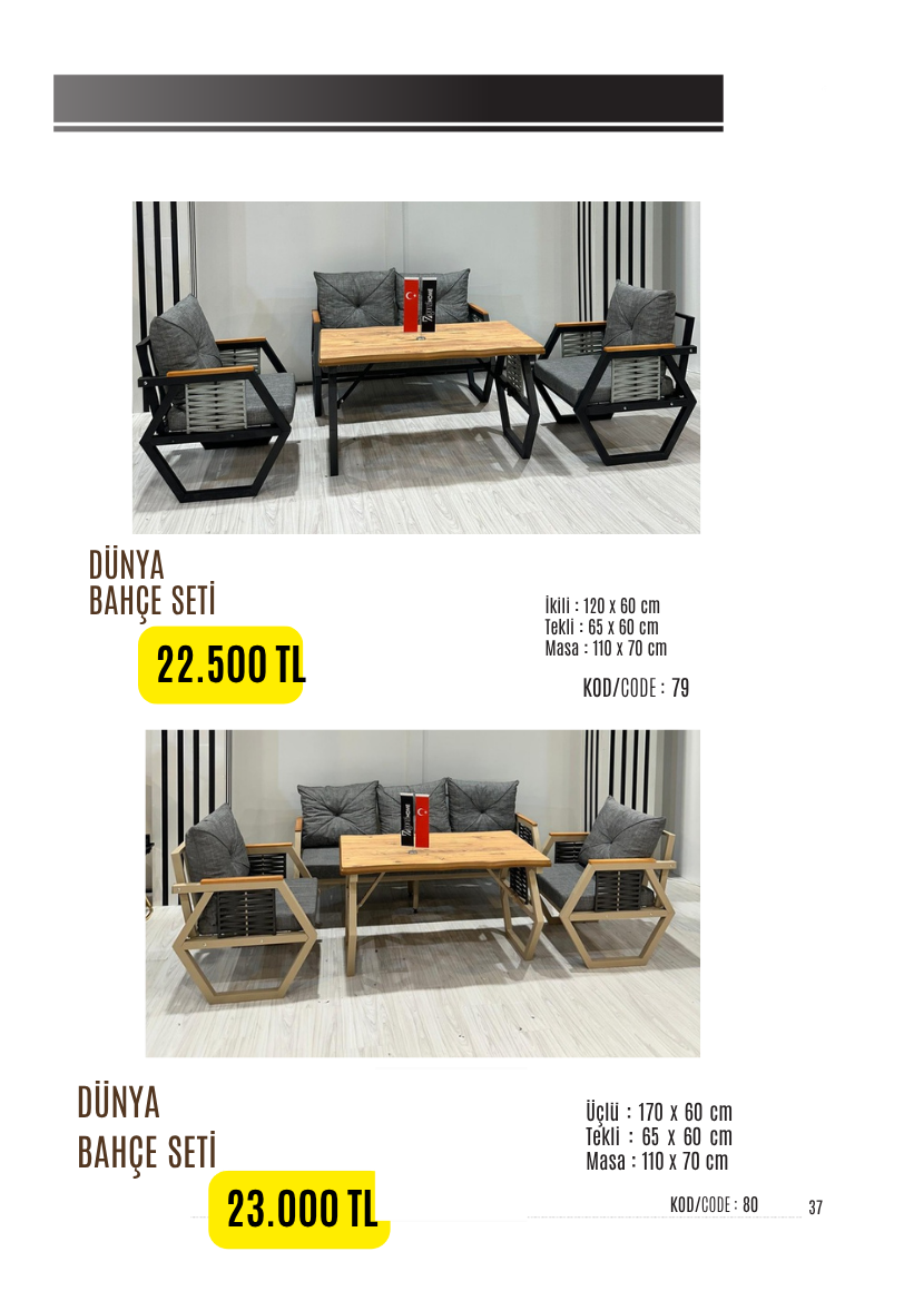 Modern ve Şık Balkon Mobilya Kataloğu
