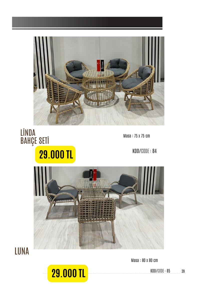 Modern ve Şık Balkon Mobilya Kataloğu