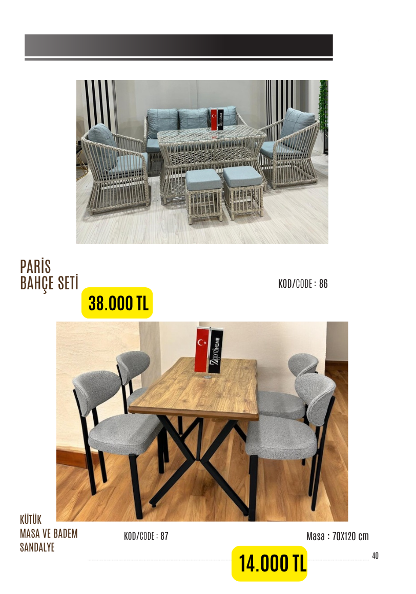 Modern ve Şık Balkon Mobilya Kataloğu