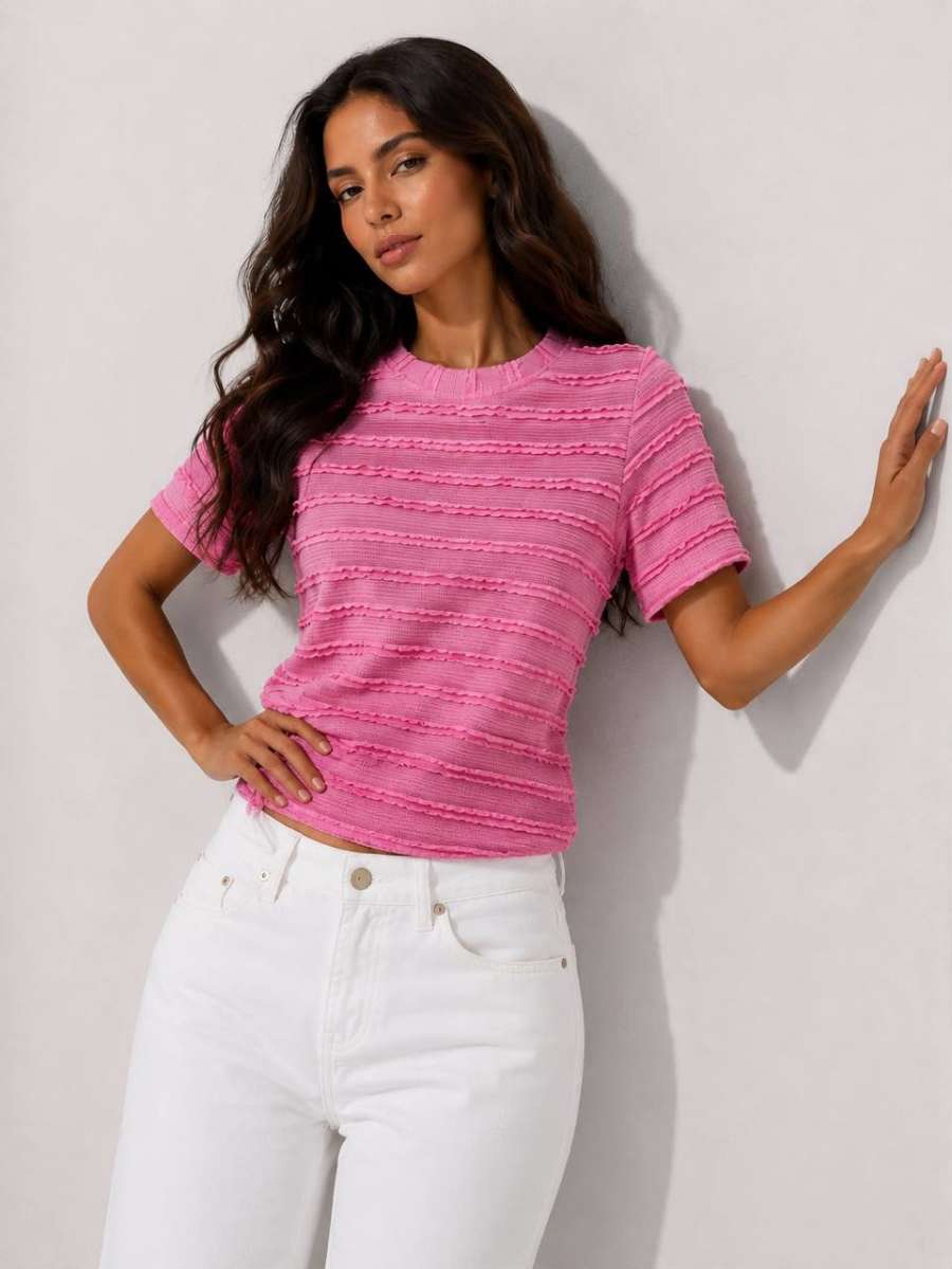 Cotton Blouse — Fuchsia