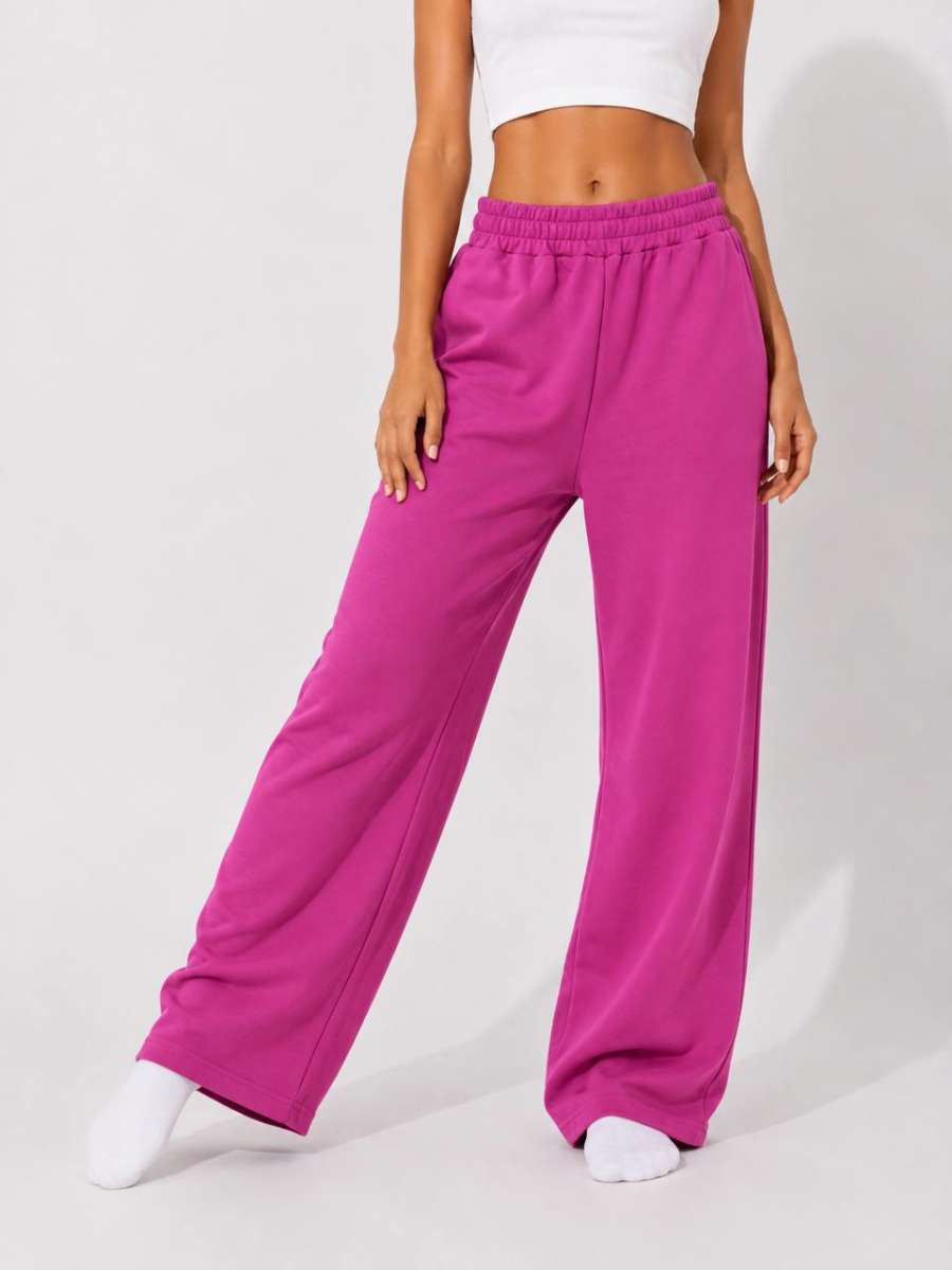 WIDE LEG PANT — Fuchsia