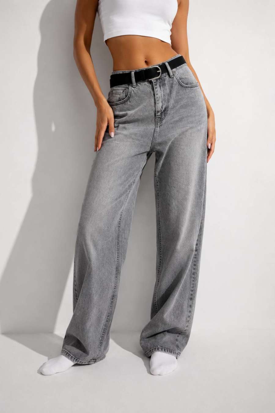 JEANS PANT — Gray