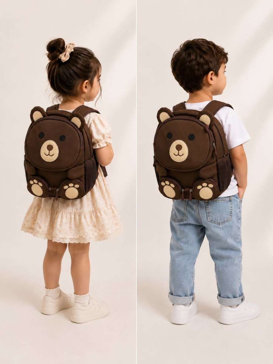 SCHOOL BAG — Dark Brown