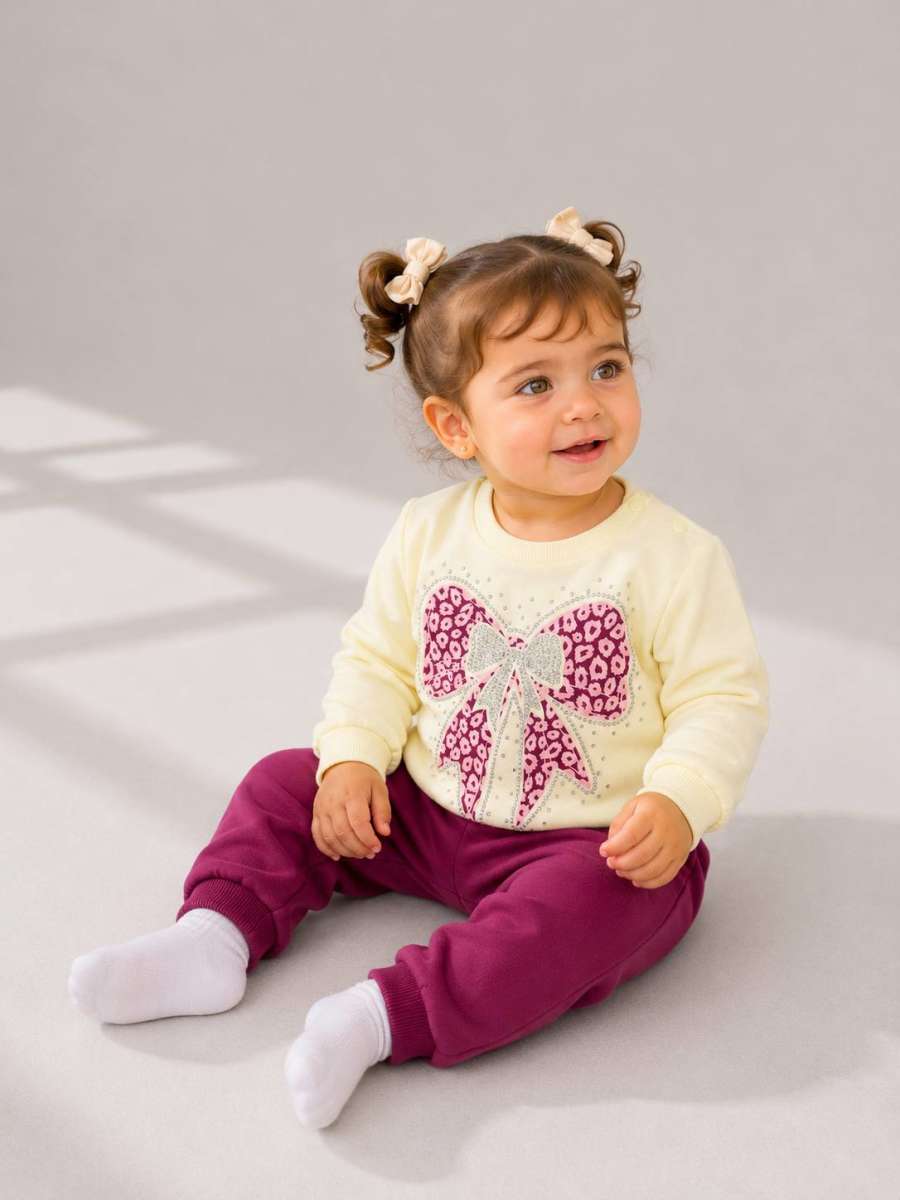 COTTON SET — Fuchsia