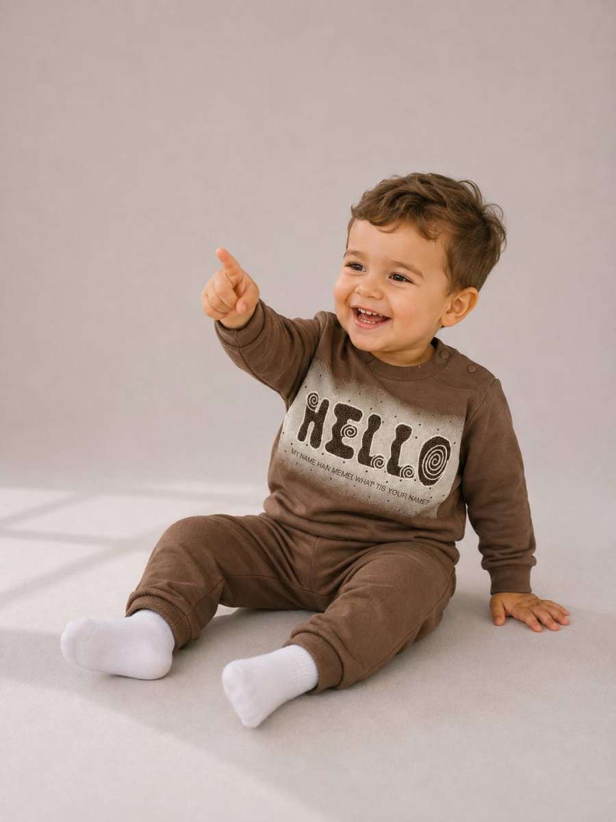 COTTON SET — chocolate
