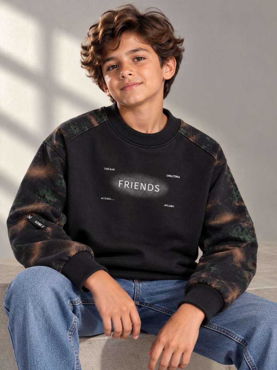 KIDS HOODIE — Black
