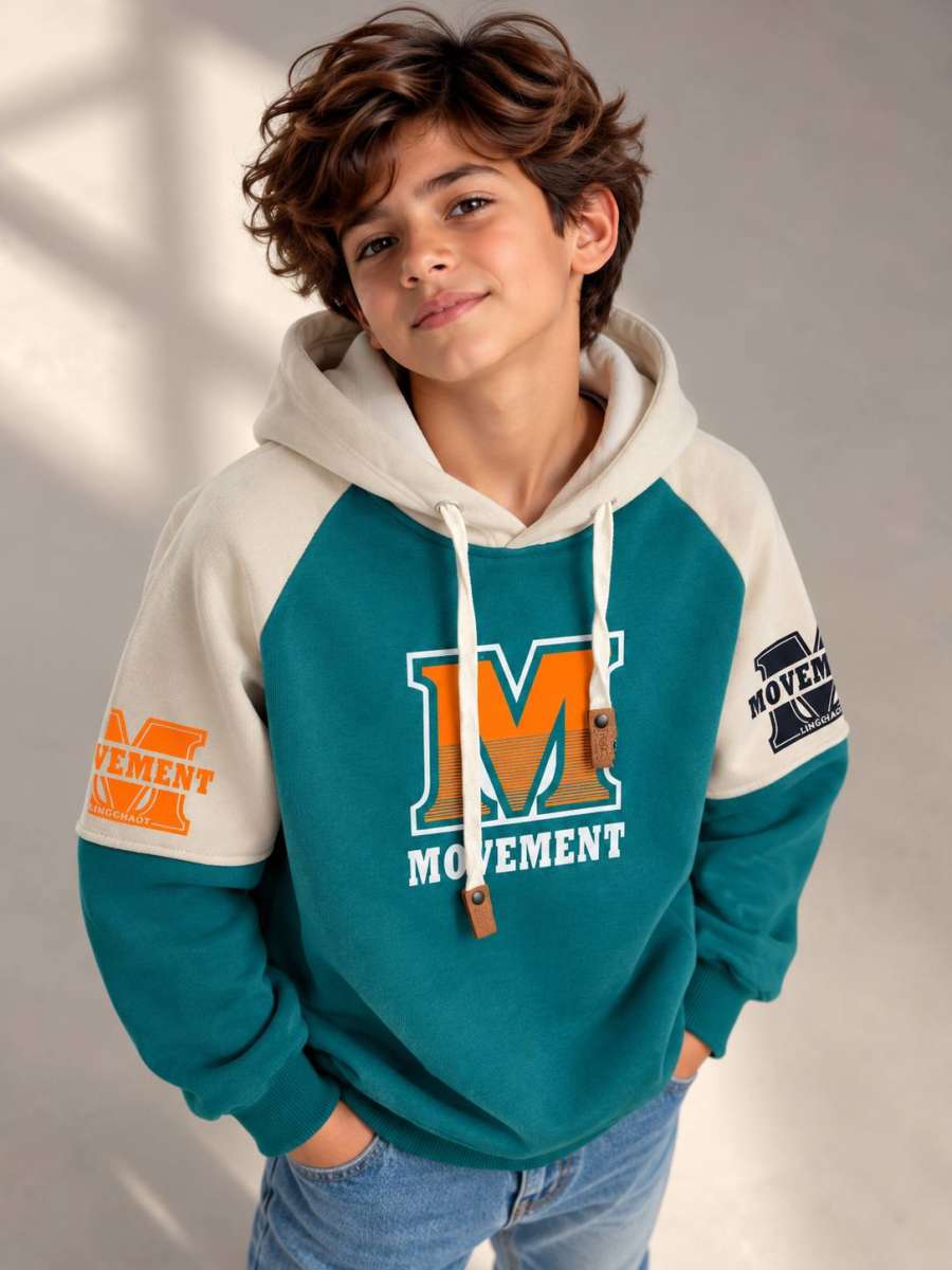 KIDS HOODIE — Turquoise