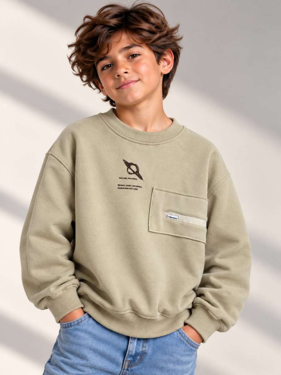 KIDS HOODIE — BEIGEE