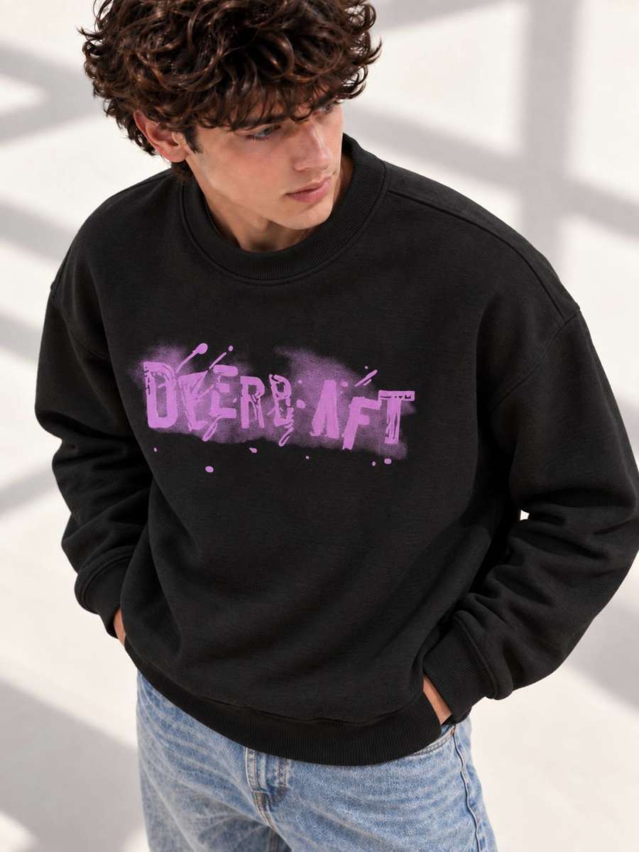 WOOL SWEATER — Black