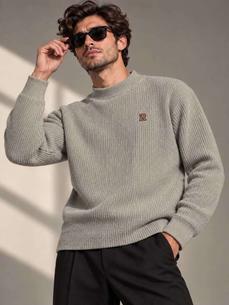 WOOL SWEATER — BEIGE RMEDE