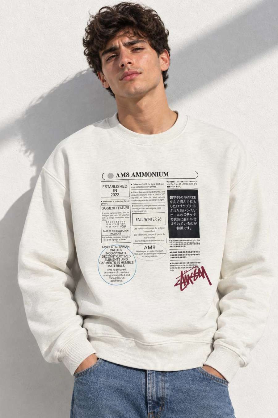 WOOL SWEATER — Off-White