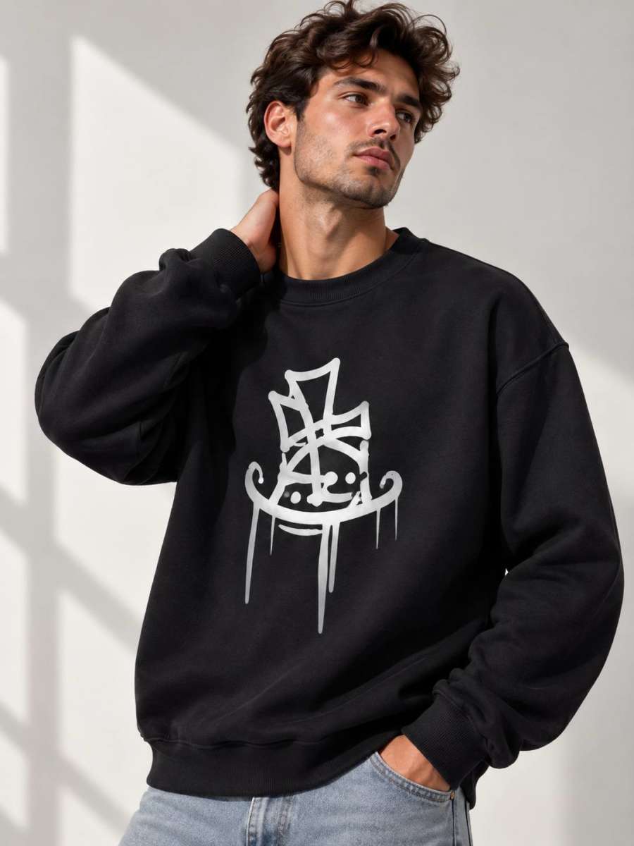 WOOL SWEATER — Black