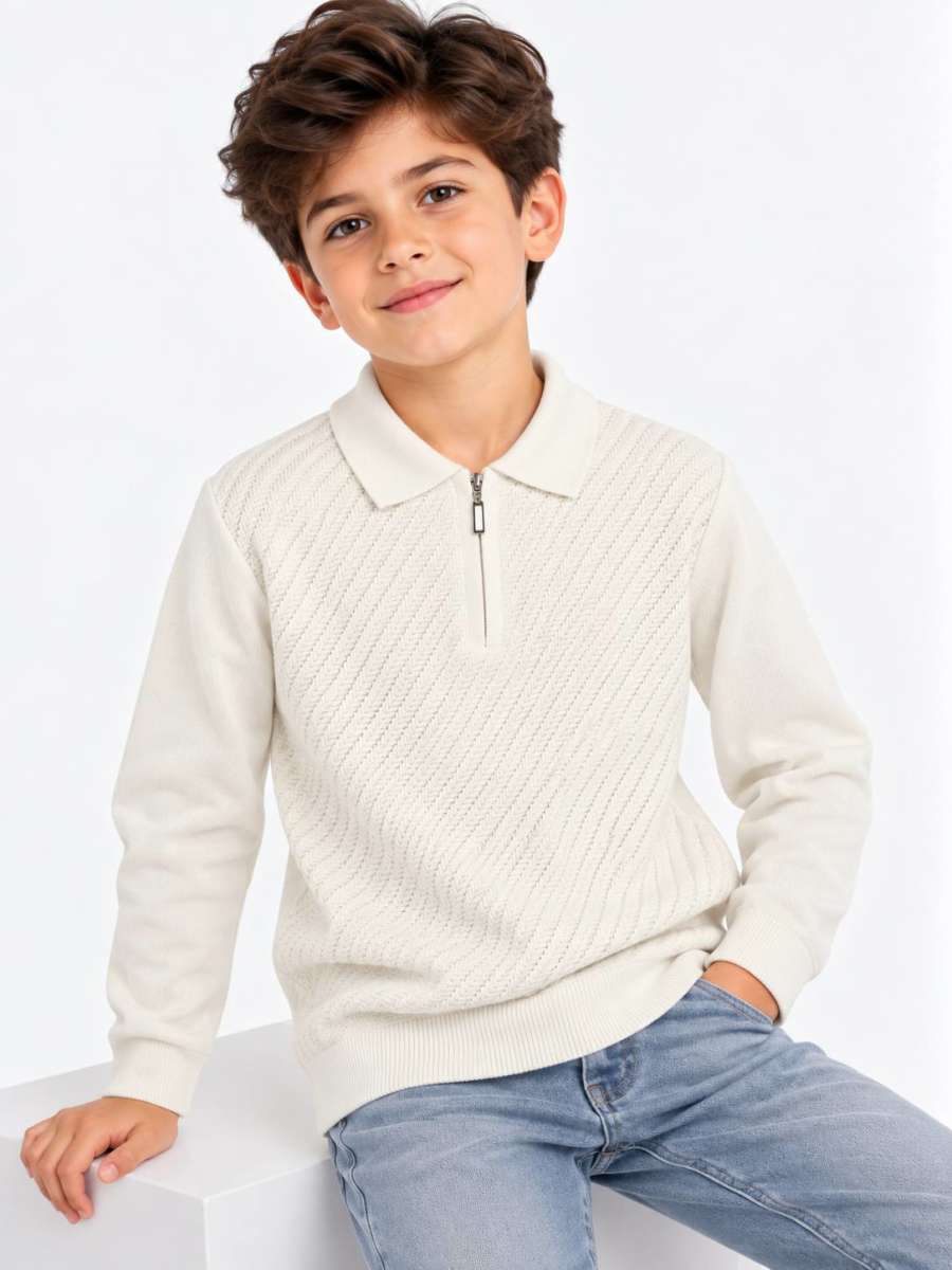 WOOL SWEATER — Off-White
