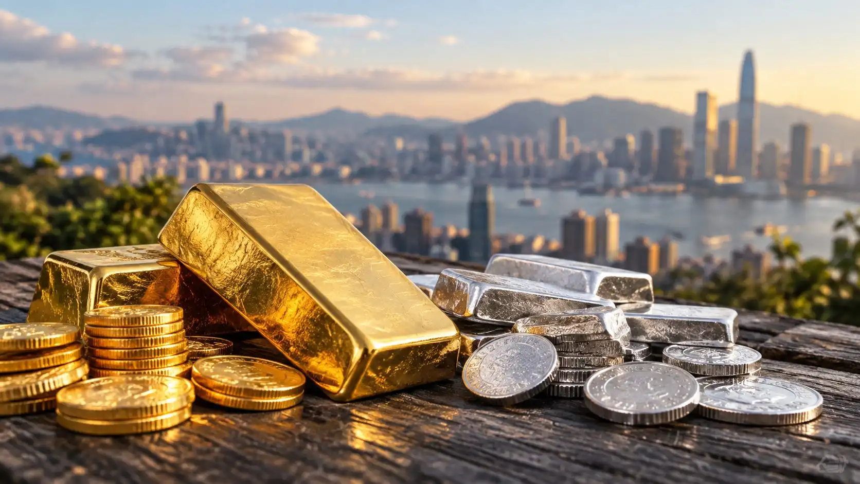 Gold and silver representing the connection between precious metals and the global economy