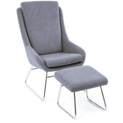 BACKE Lounge Chair (Grey)